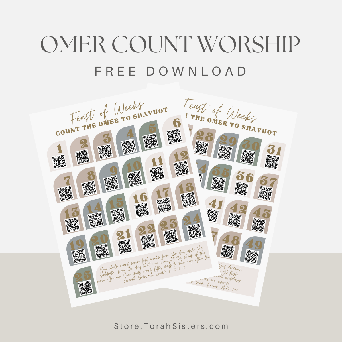 Omer Count Worship