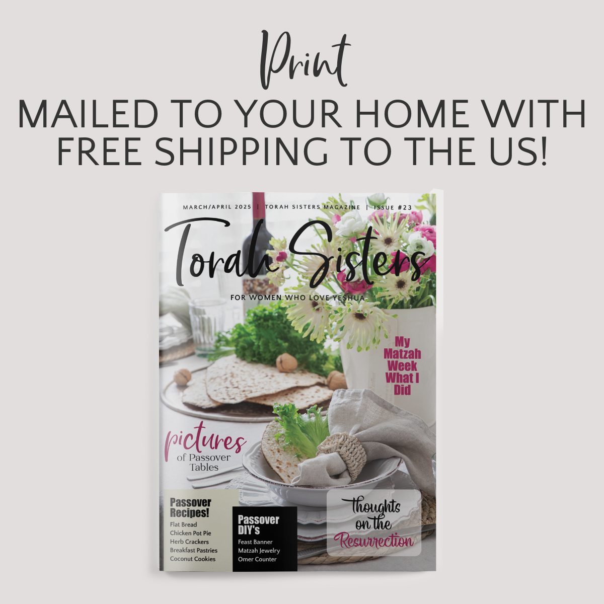 March/April 2025 Issue #23 Torah Sisters Magazine