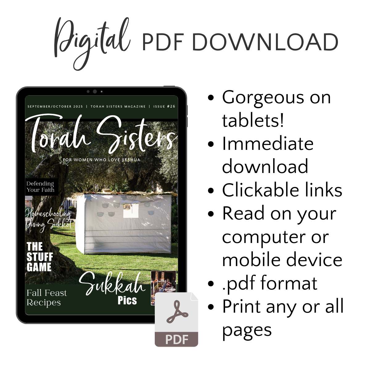 September/October 2025 Issue #26 Torah Sisters Magazine