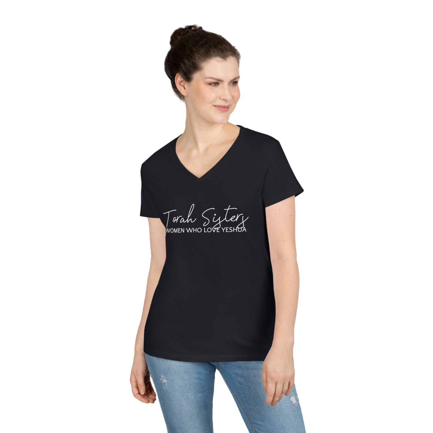 Torah Sisters Ladies' V-Neck T-Shirt