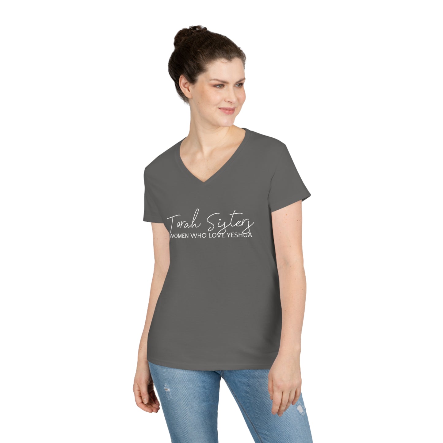 Torah Sisters Ladies' V-Neck T-Shirt