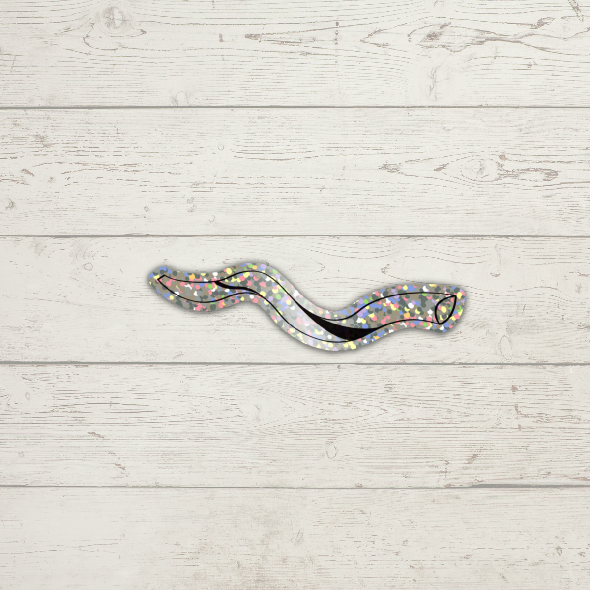 Glitter Shofar Sticker