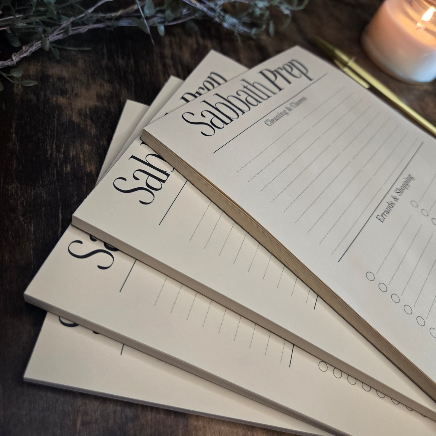 Prep Day Notepad