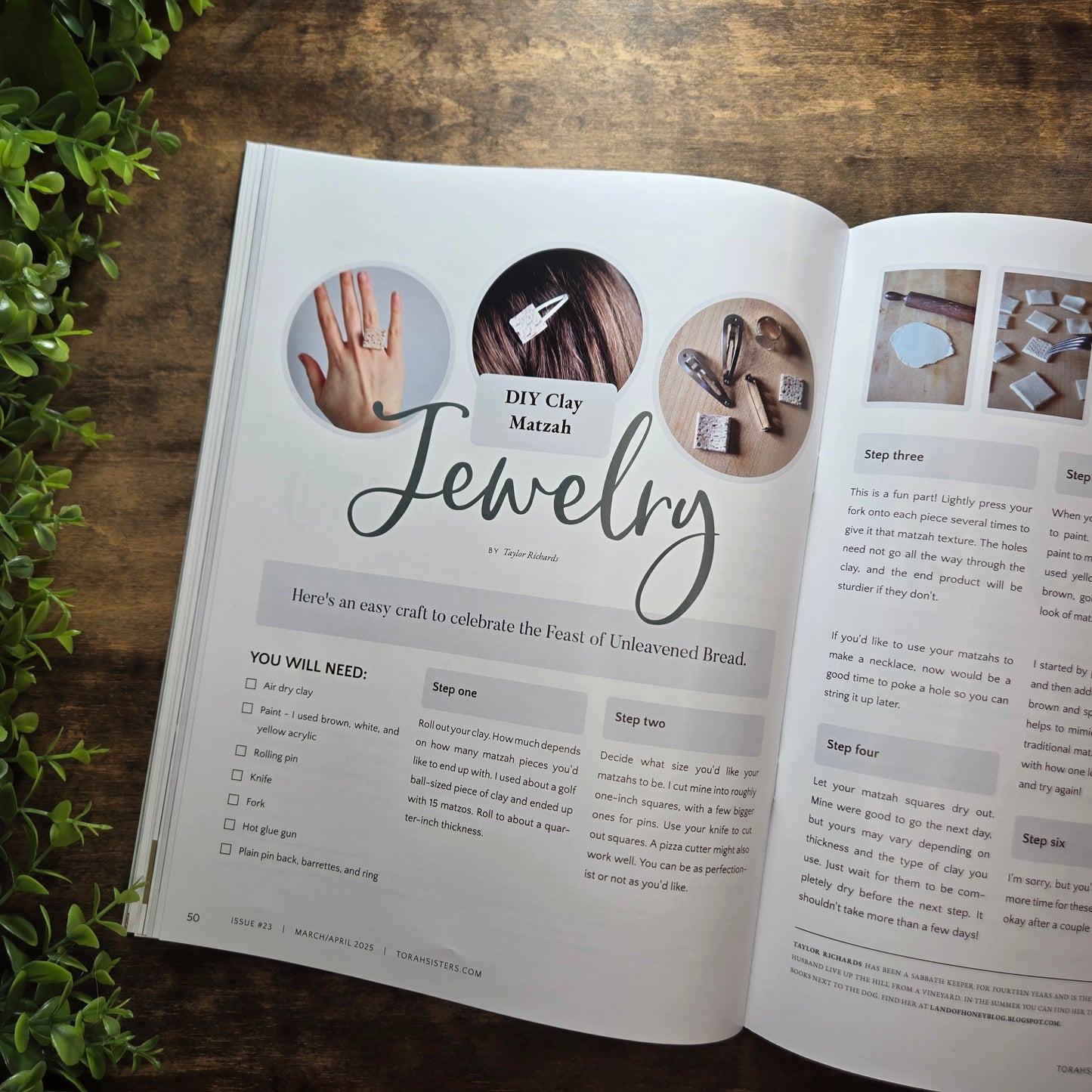 March/April 2025 Issue #23 Torah Sisters Magazine