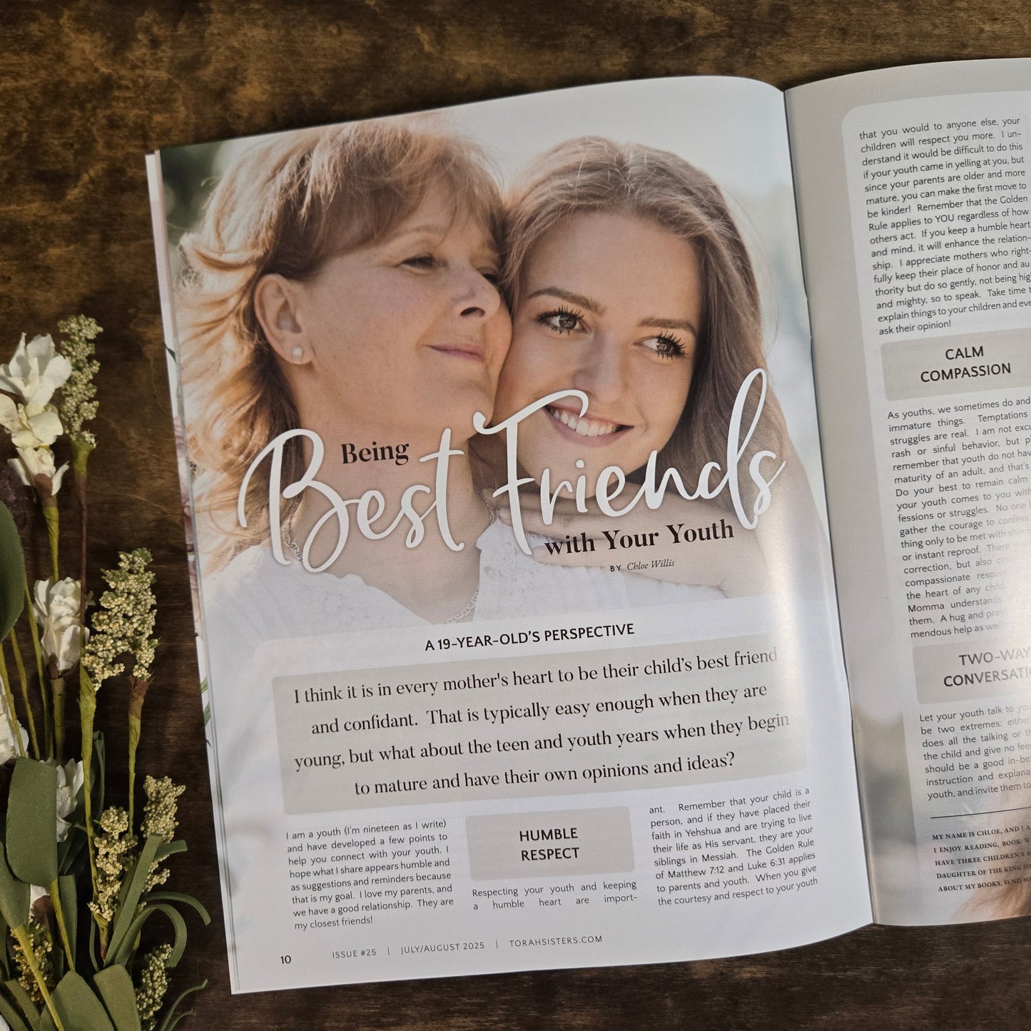 July/August 2025 Issue #25 Torah Sisters Magazine