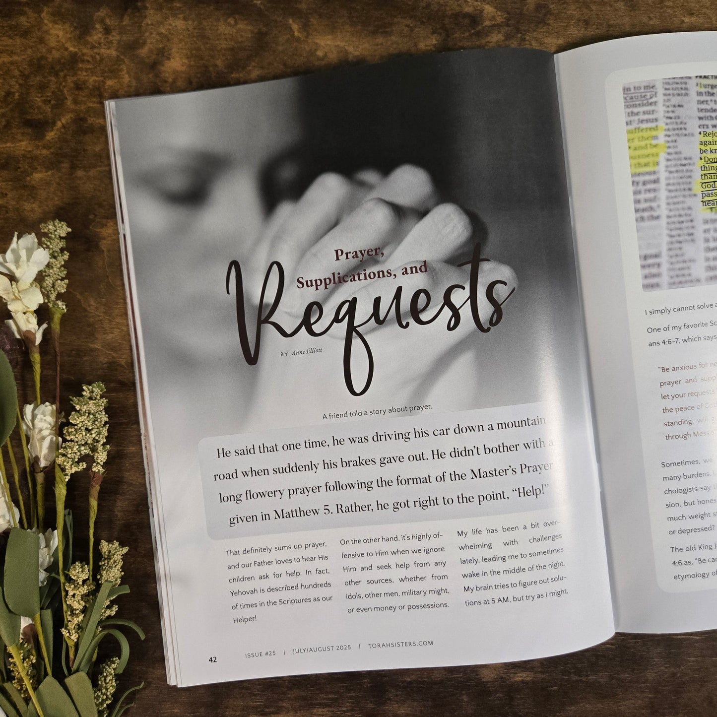 July/August 2025 Issue #25 Torah Sisters Magazine