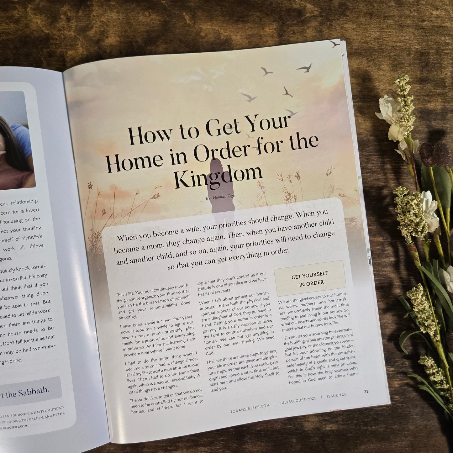 July/August 2025 Issue #25 Torah Sisters Magazine
