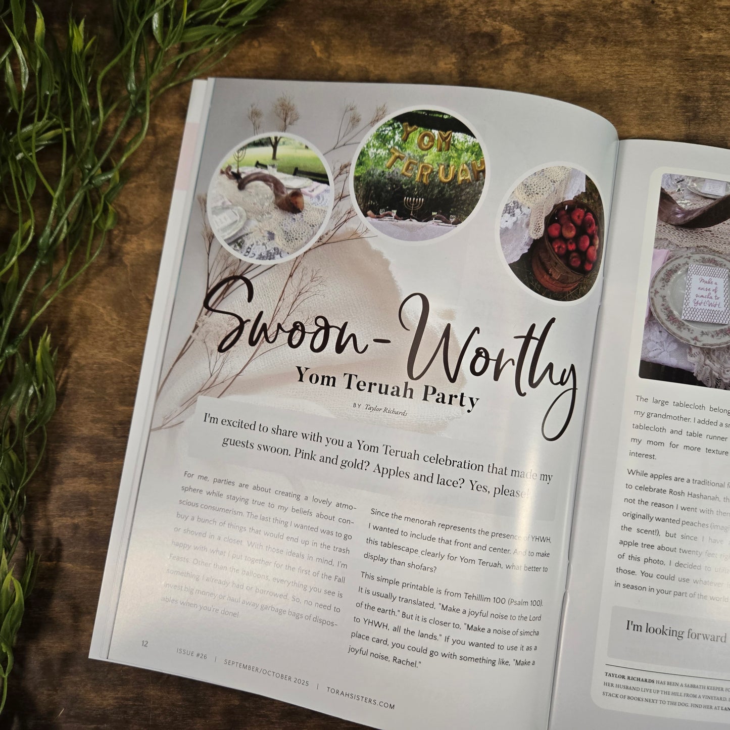 September/October 2025 Issue #26 Torah Sisters Magazine
