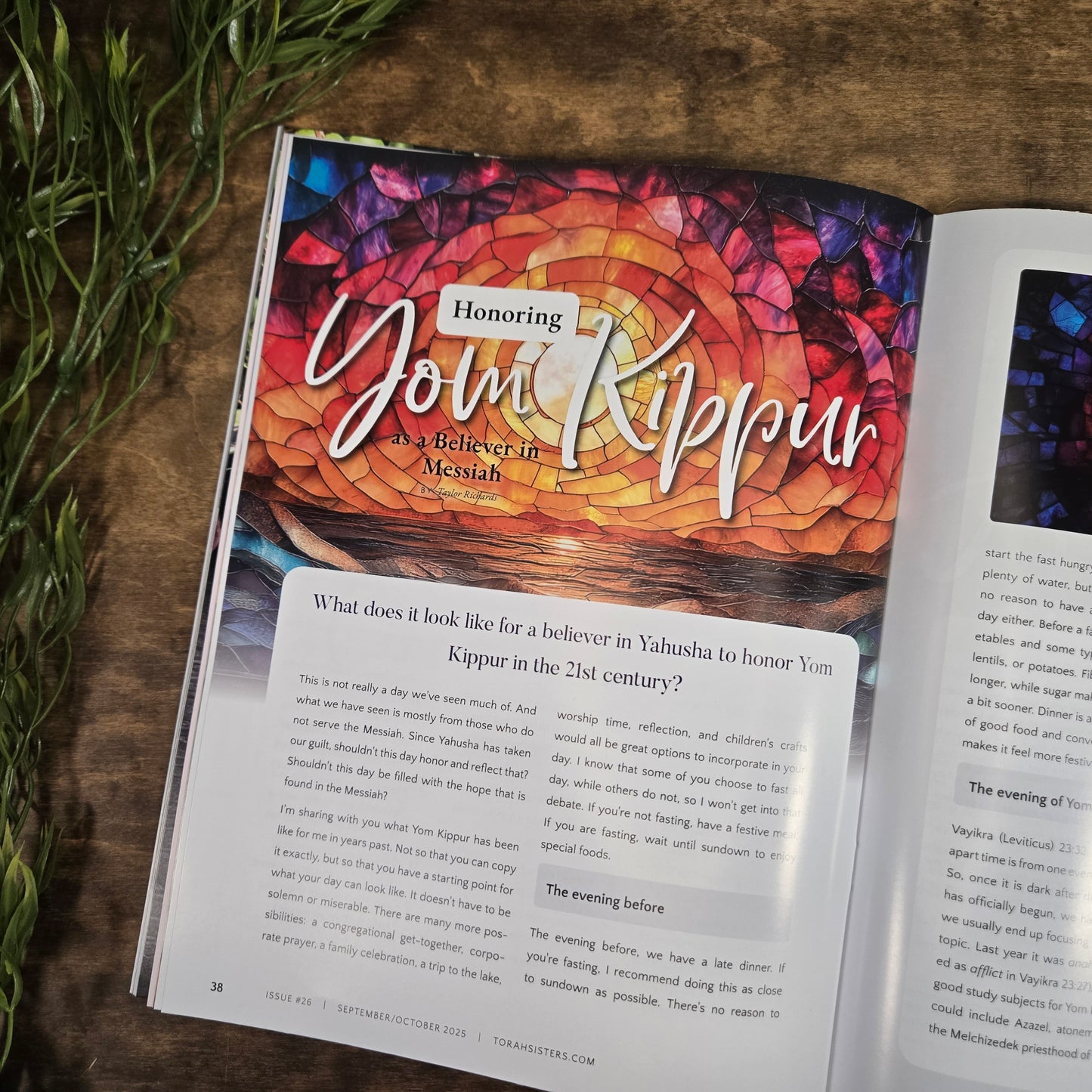 September/October 2025 Issue #26 Torah Sisters Magazine