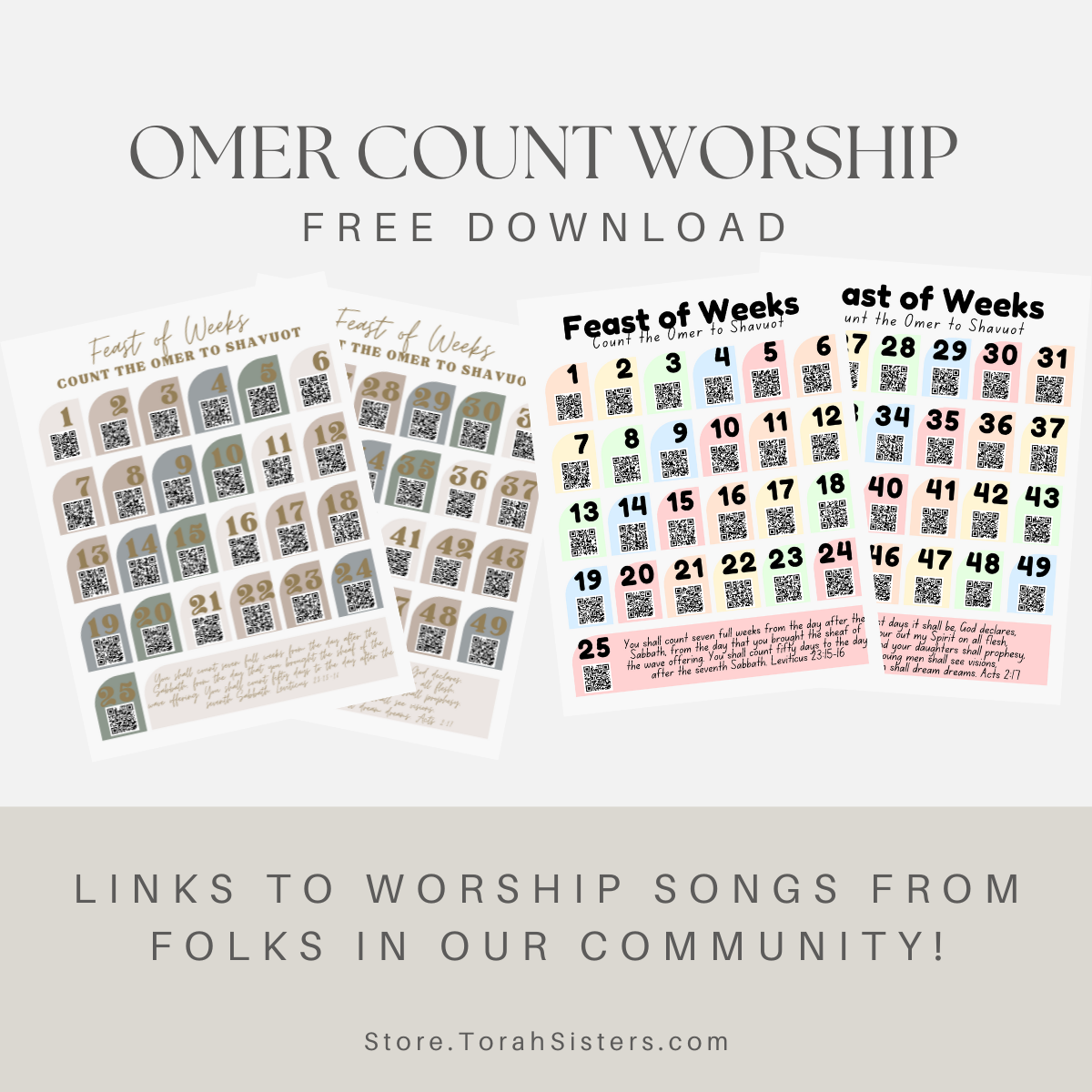 Omer Count Worship