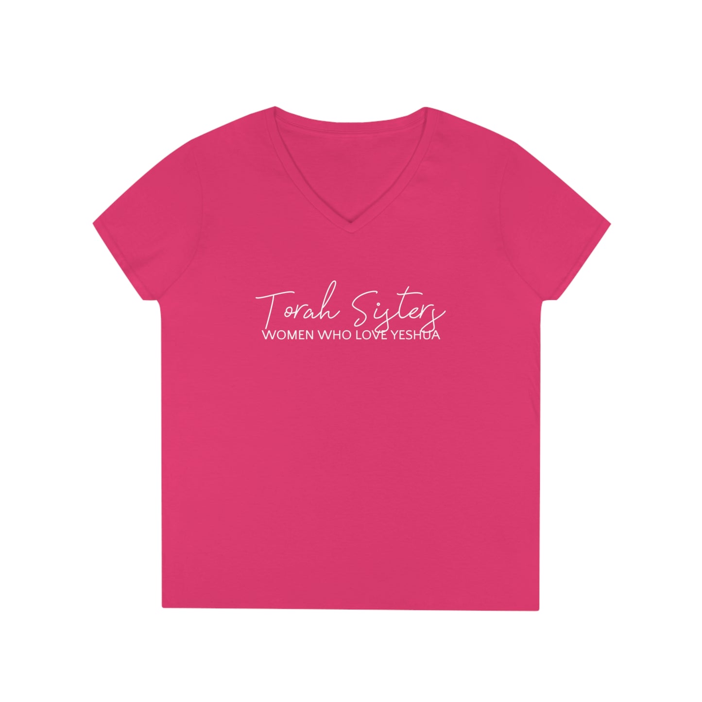 Torah Sisters Ladies' V-Neck T-Shirt