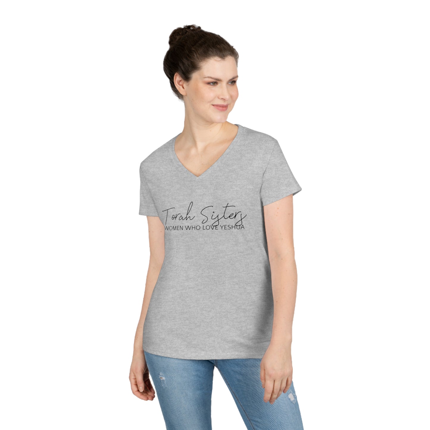 Torah Sisters Ladies' V-Neck T-Shirt
