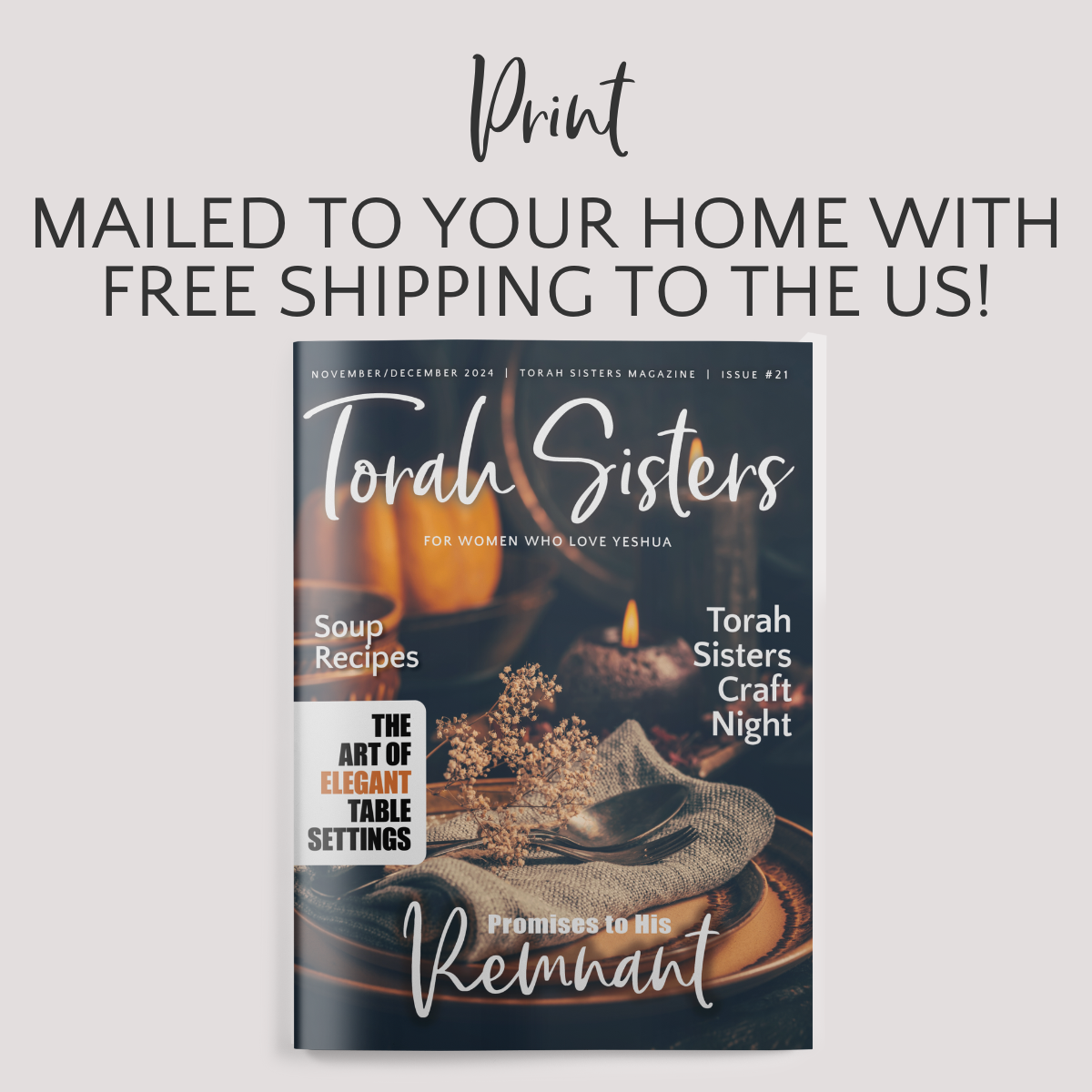 November/December 2024 Issue #21 Torah Sisters Magazine