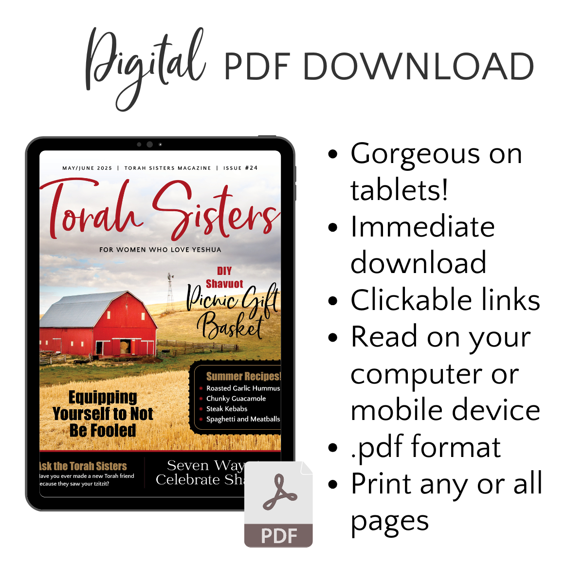 May/June 2025 Issue #24 Torah Sisters Magazine