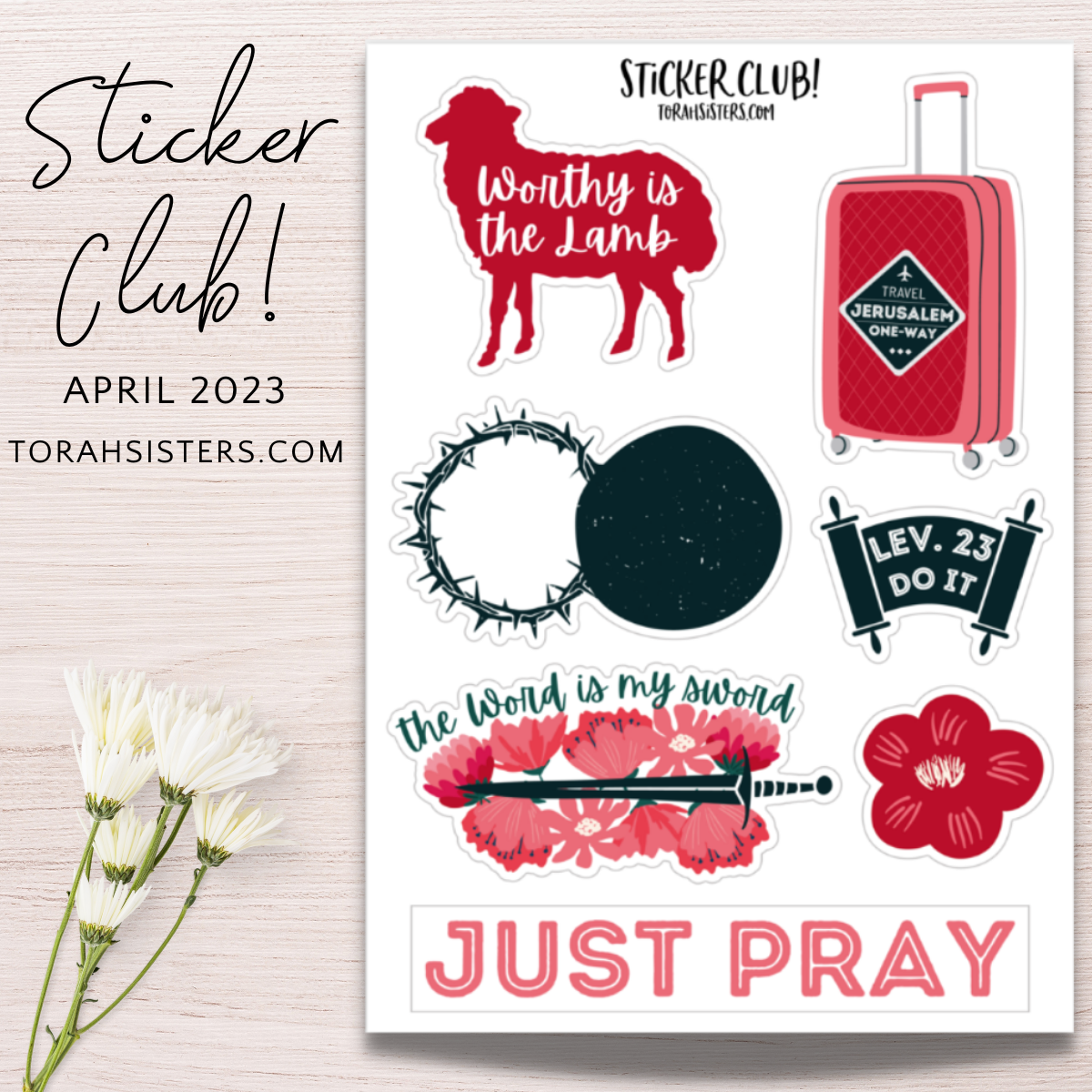 April 2023 Stickers