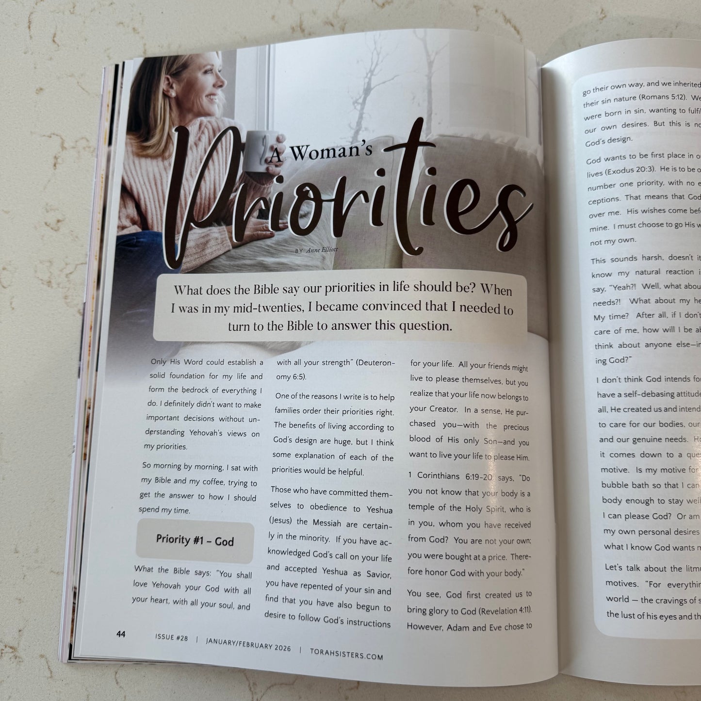 January/February 2026 Issue #28 Torah Sisters Magazine
