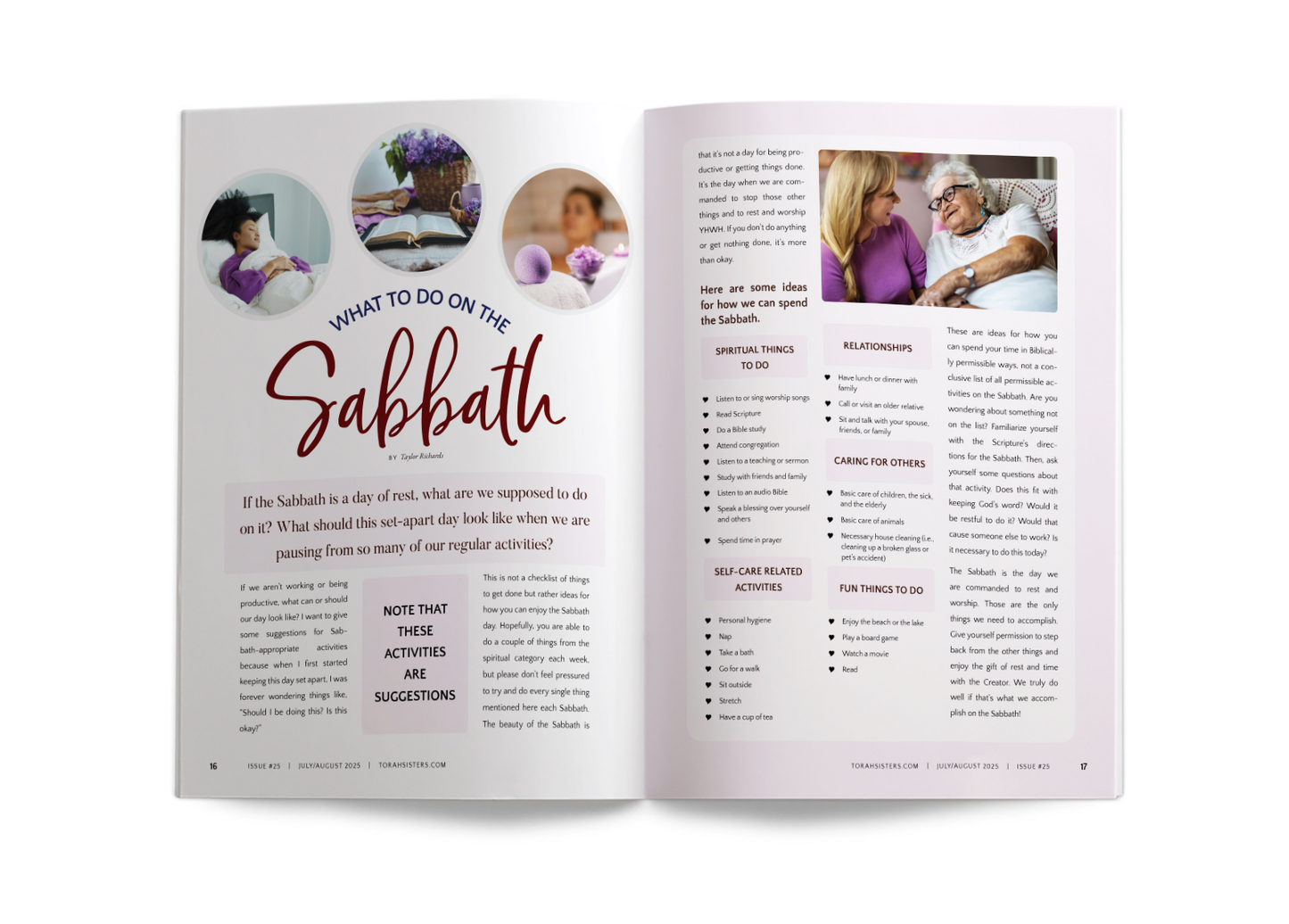 Torah Sisters Print Magazine Subscription
