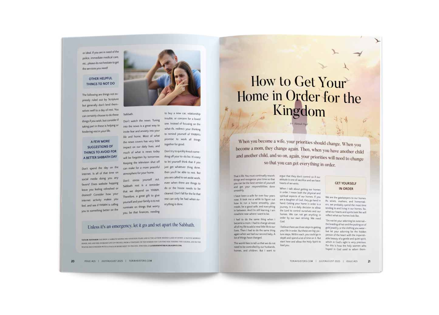Torah Sisters Print Magazine Subscription