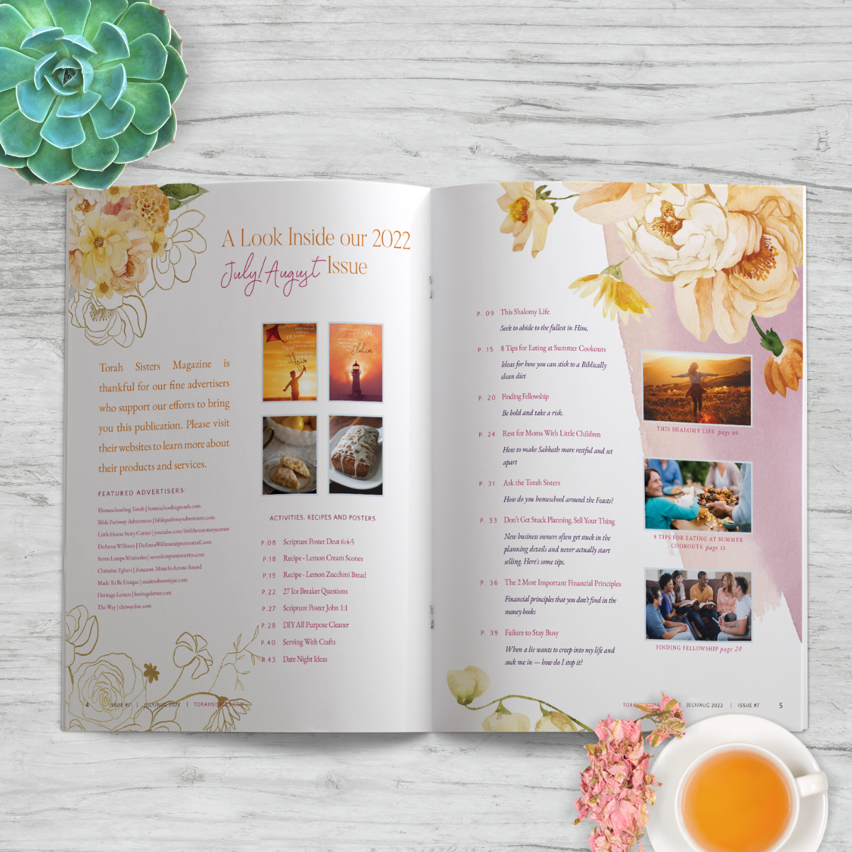 July August 2022 #7 Torah Sisters Magazine