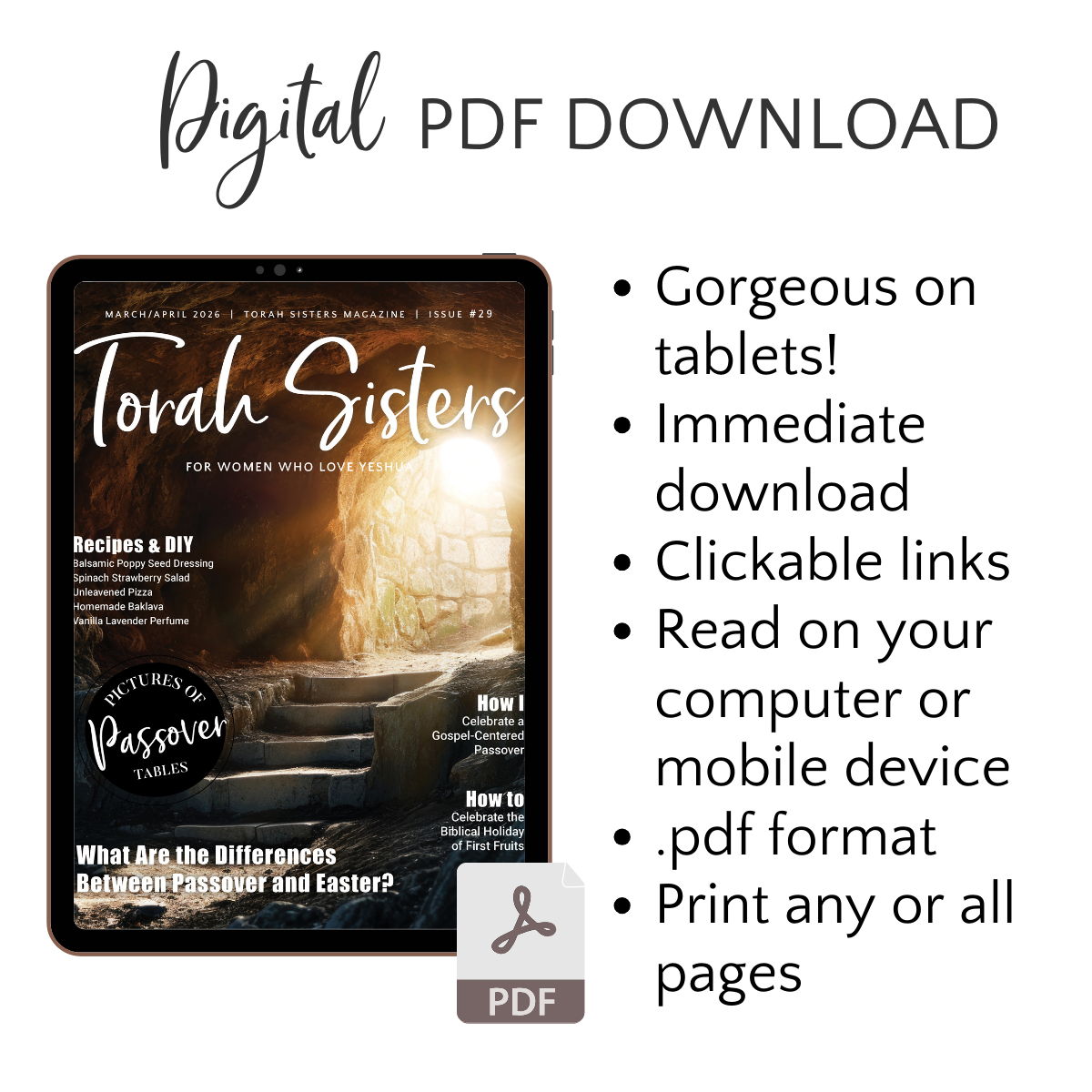 March/April 2026 Issue #29 Torah Sisters Magazine