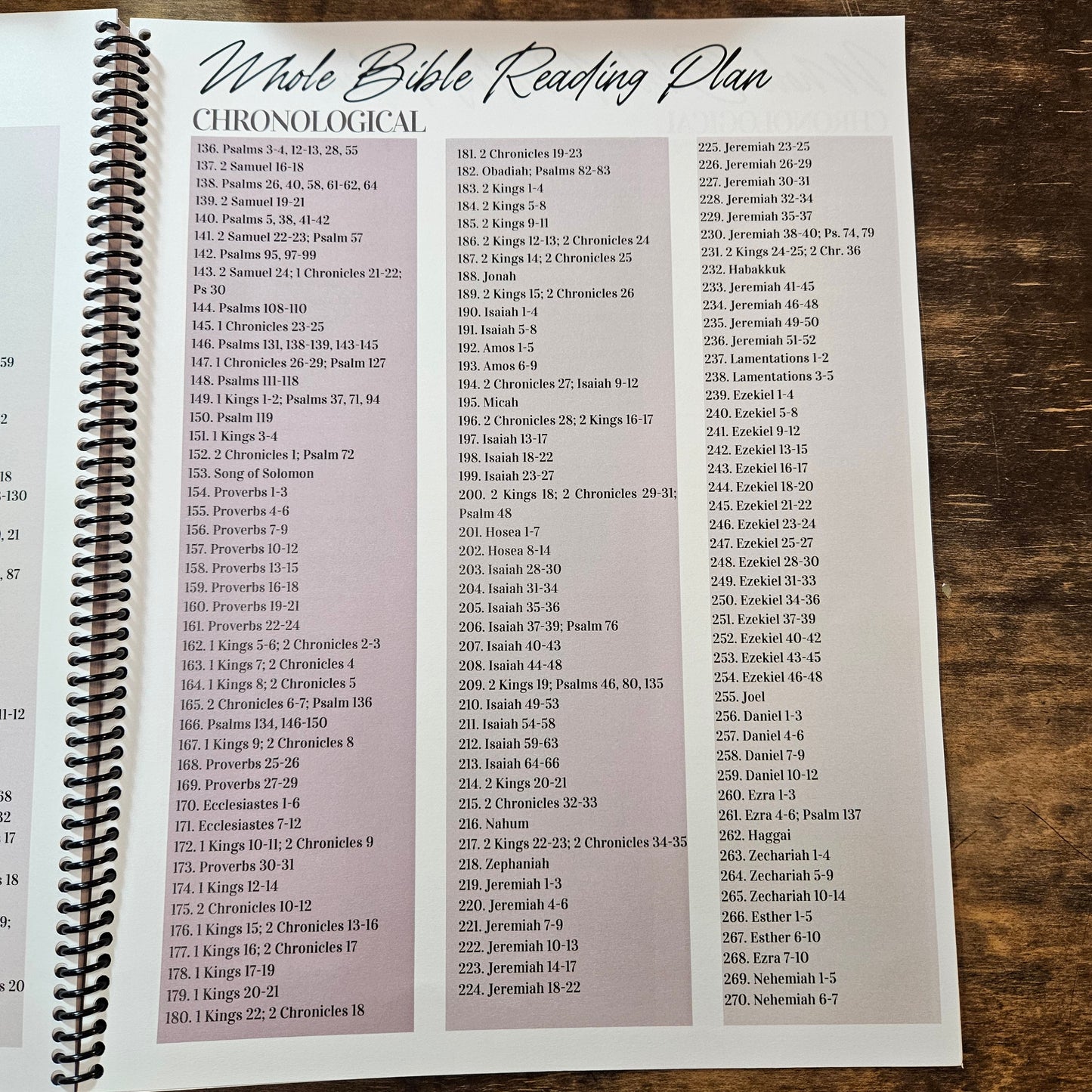 CLEARANCE PRINTED Torah Portions Notebook With a Few Duplicates