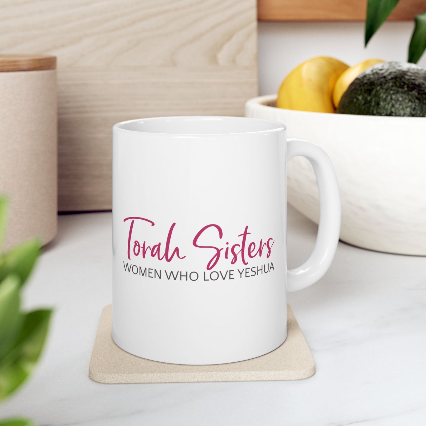 Torah Sisters Ceramic Mug, (11oz)