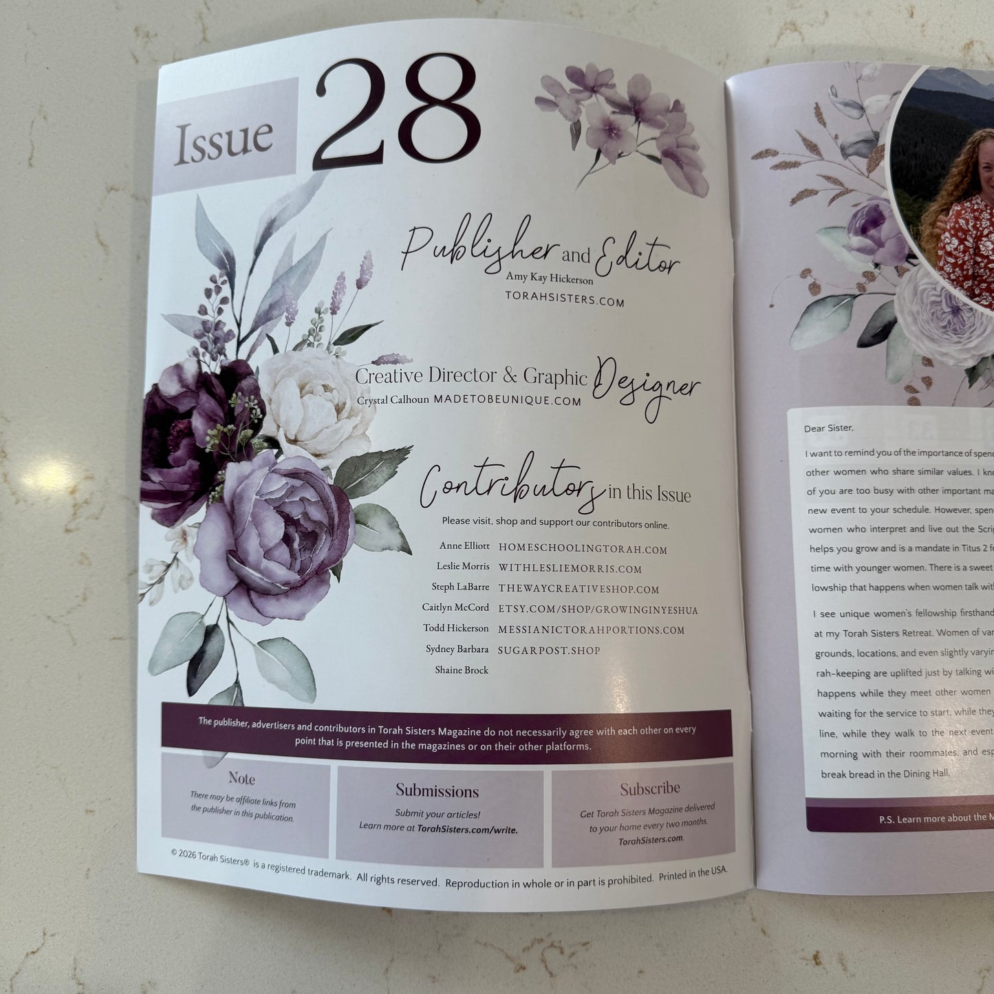 January/February 2026 Issue #28 Torah Sisters Magazine