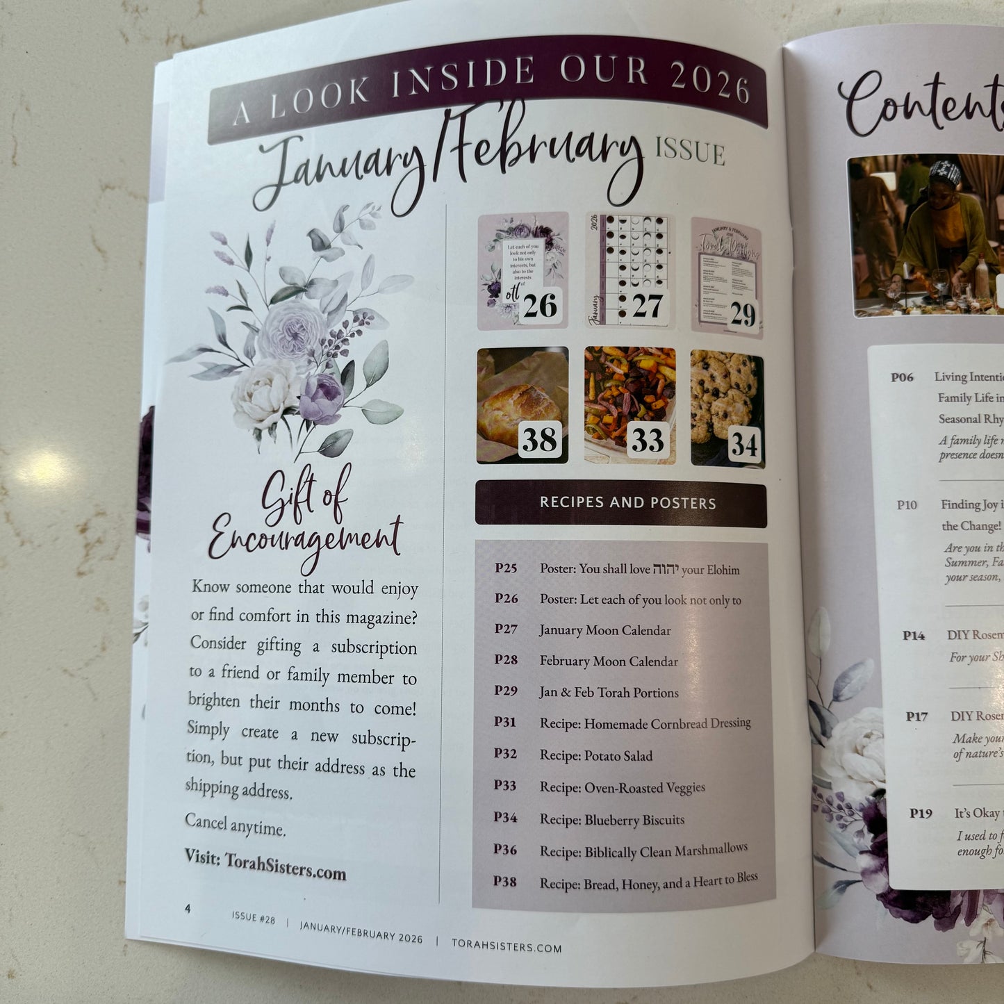 January/February 2026 Issue #28 Torah Sisters Magazine