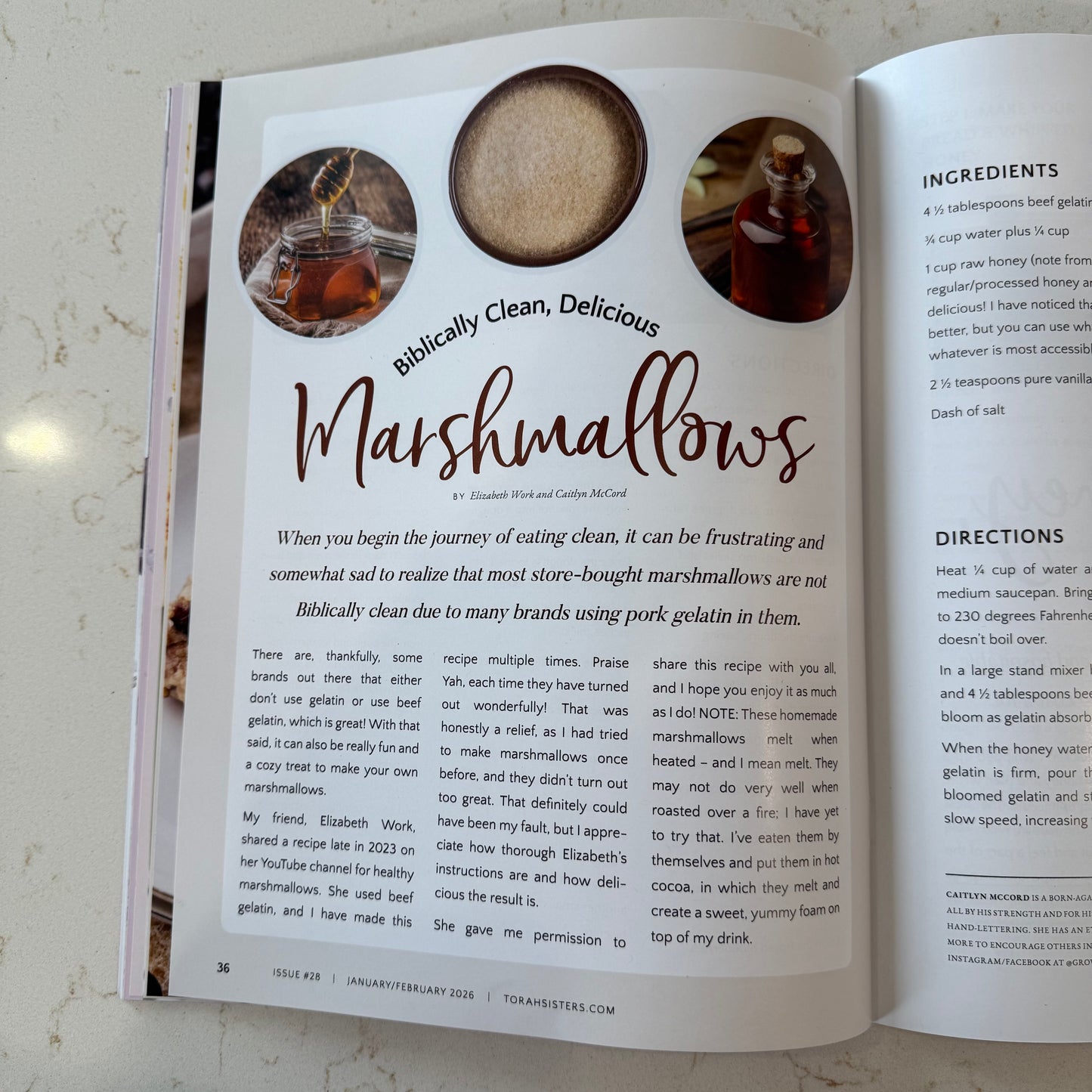 January/February 2026 Issue #28 Torah Sisters Magazine