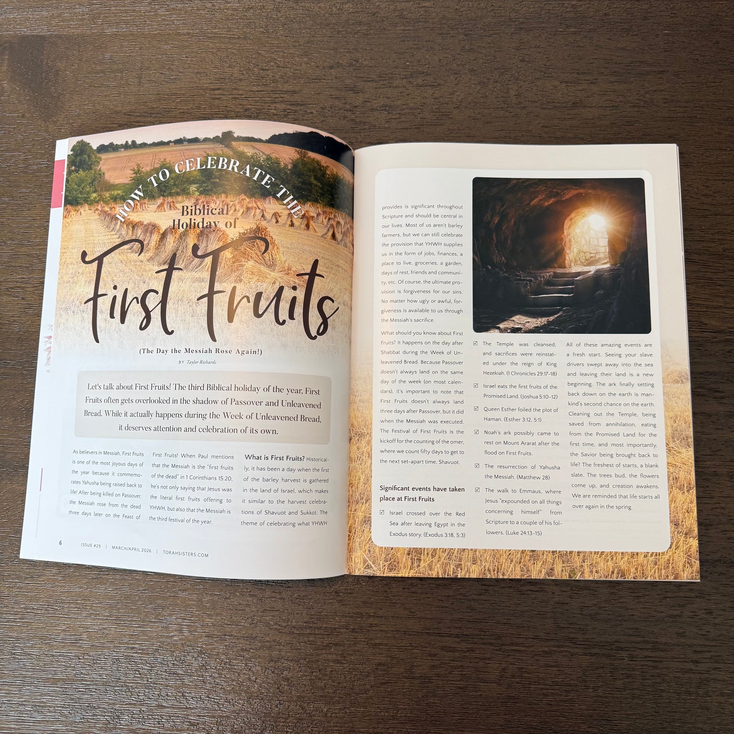 March/April 2026 Issue #29 Torah Sisters Magazine