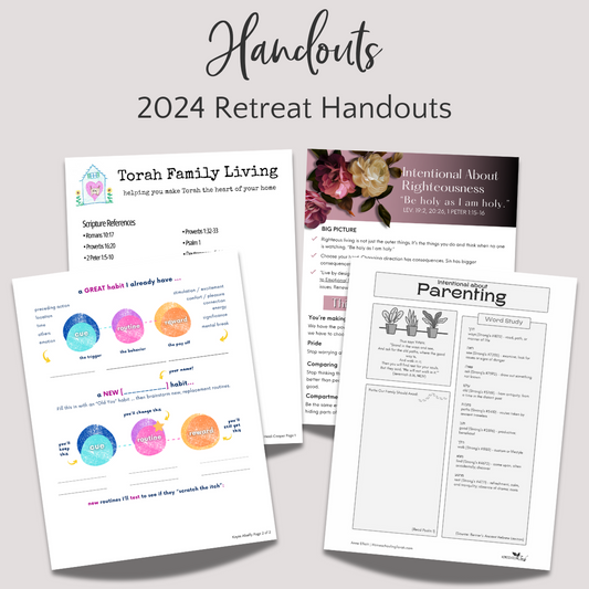 2024 Retreat Handouts