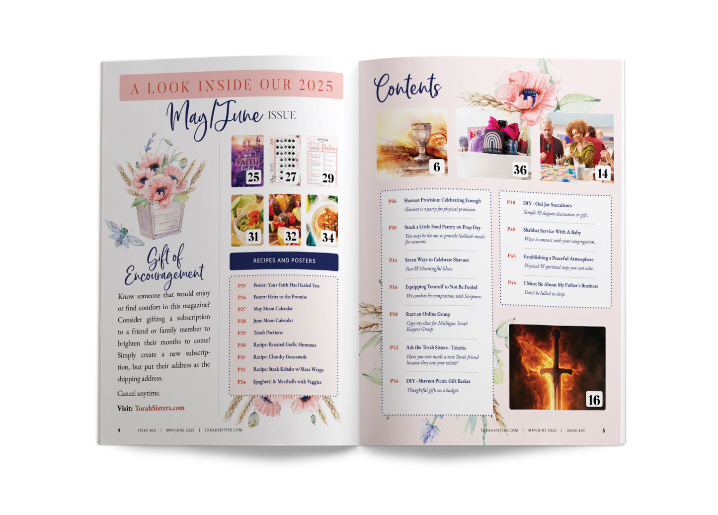 May/June 2025 Issue #24 Torah Sisters Magazine
