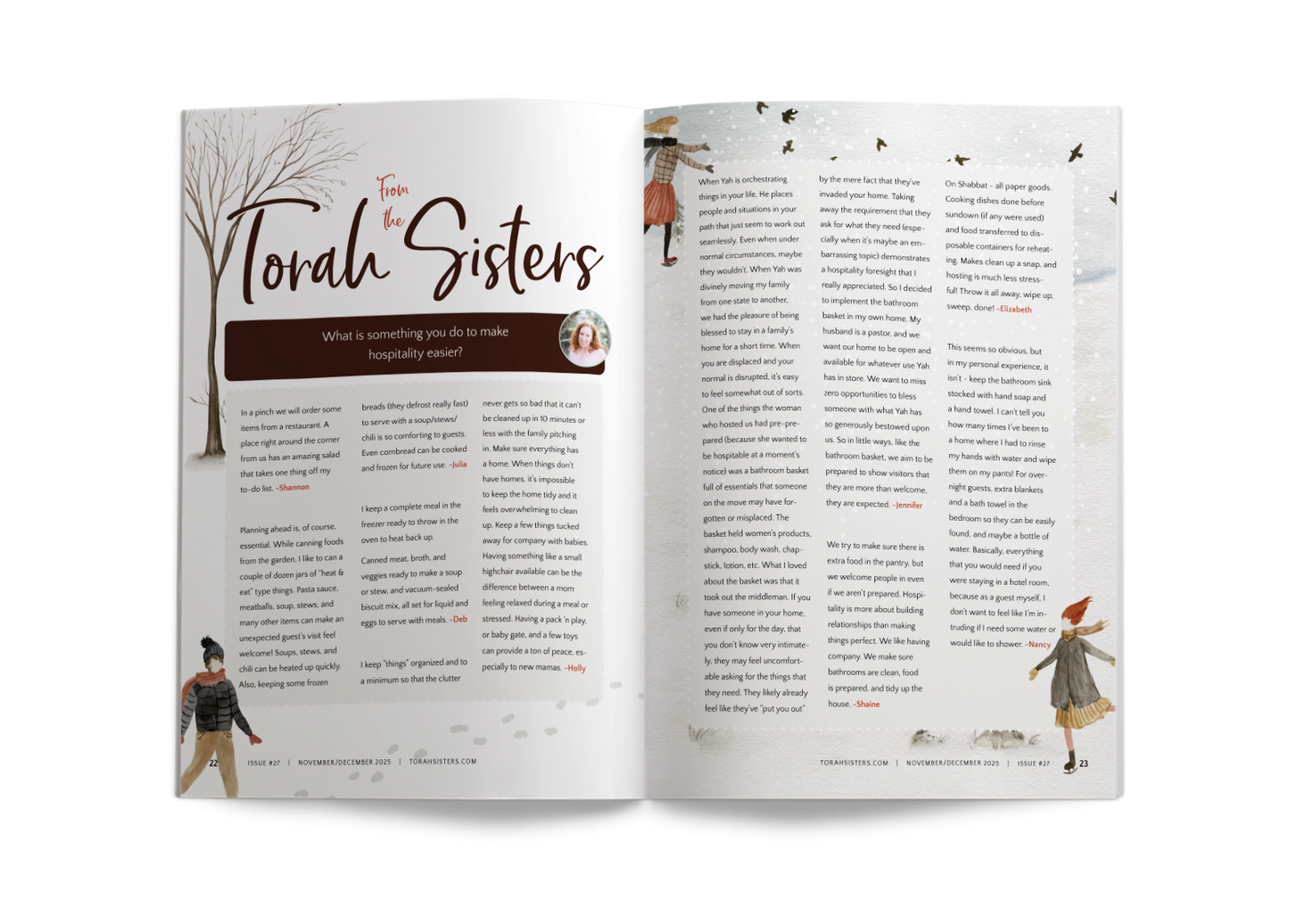 Torah Sisters Print Magazine Subscription