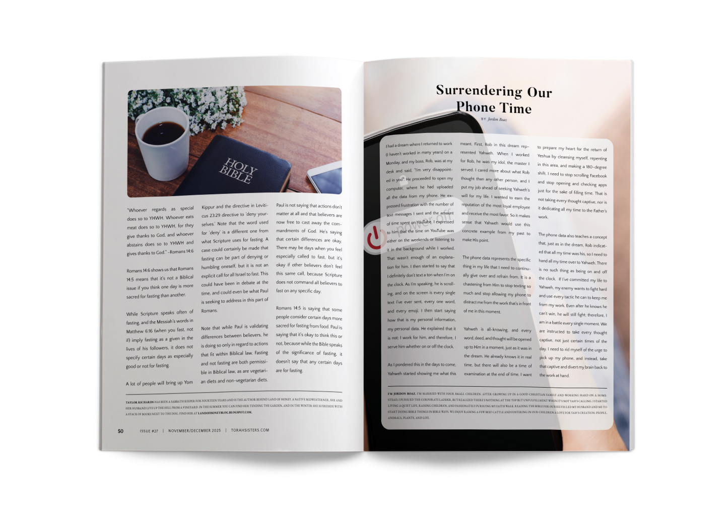 Torah Sisters Print Magazine Subscription