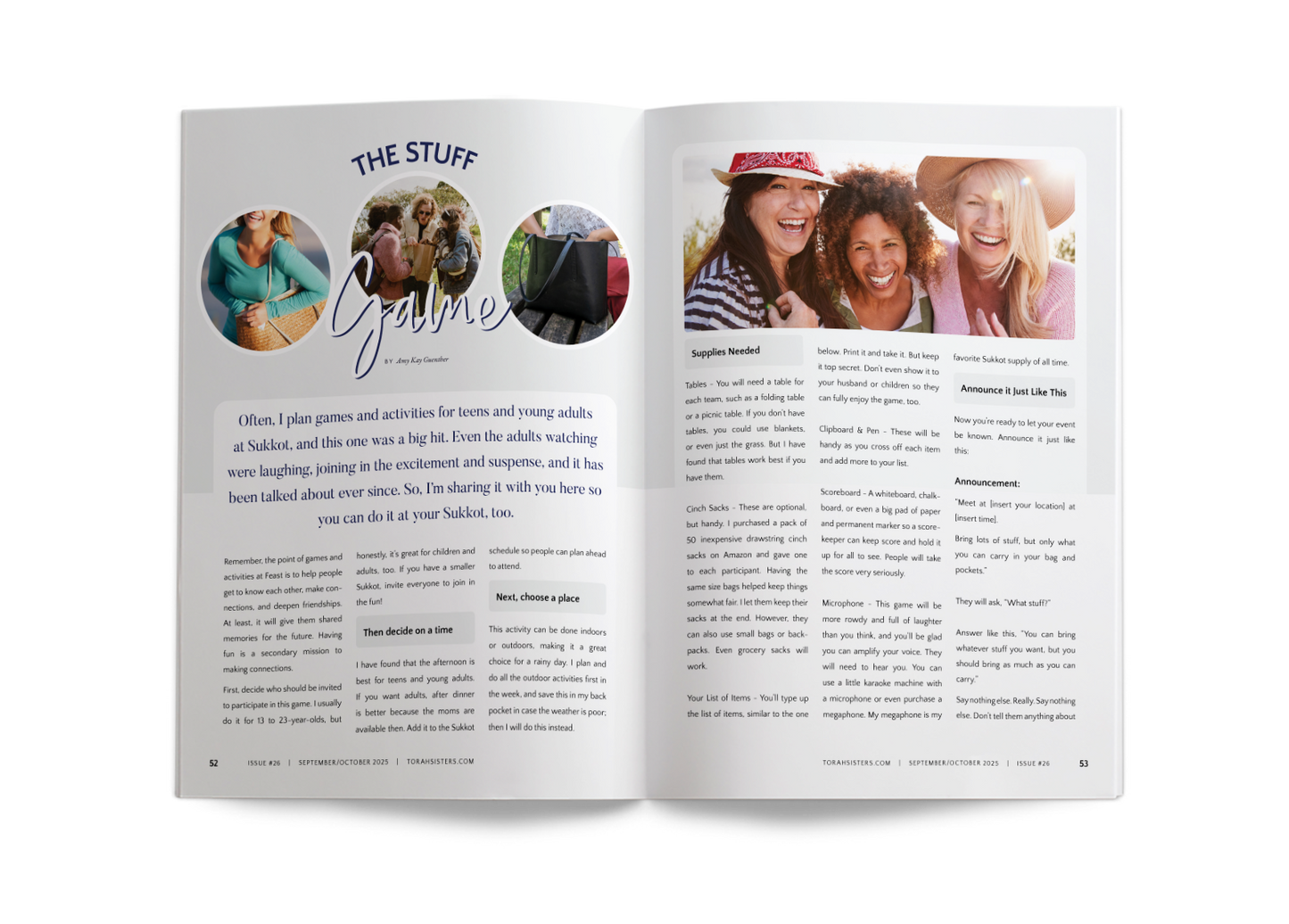 September/October 2025 Issue #26 Torah Sisters Magazine