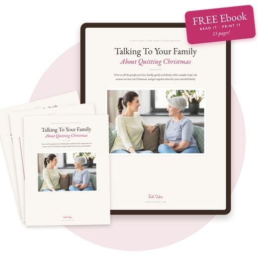 Talking To Your Family About Quitting Christmas - Free Printable Mini Book (PDF Download)