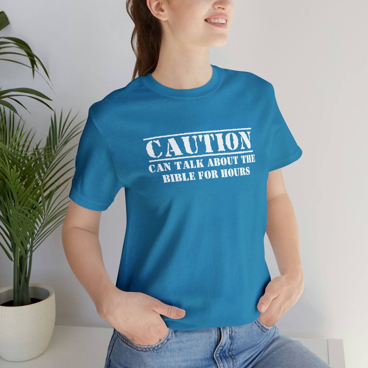 Caution Can Talk About the Bible for Hours Shirt