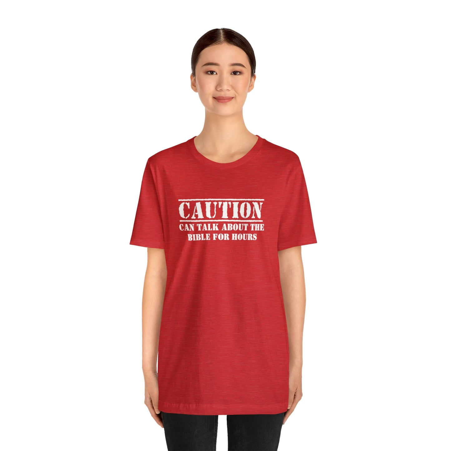 Caution Can Talk About the Bible for Hours Shirt