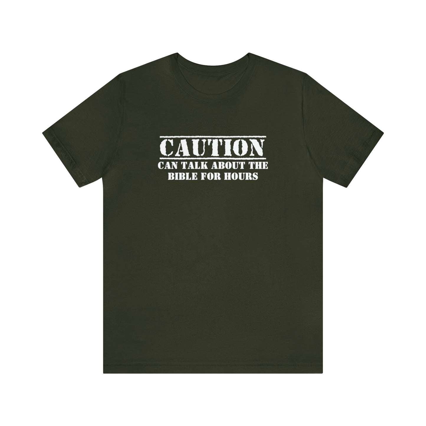 Caution Can Talk About the Bible for Hours Shirt