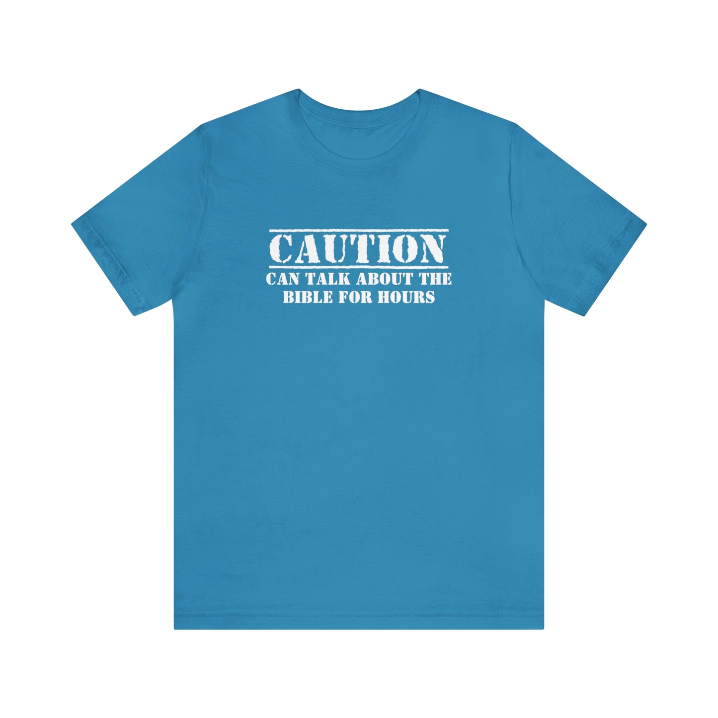 Caution Can Talk About the Bible for Hours Shirt