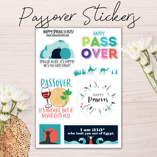 Passover Sticker Sheet 2023