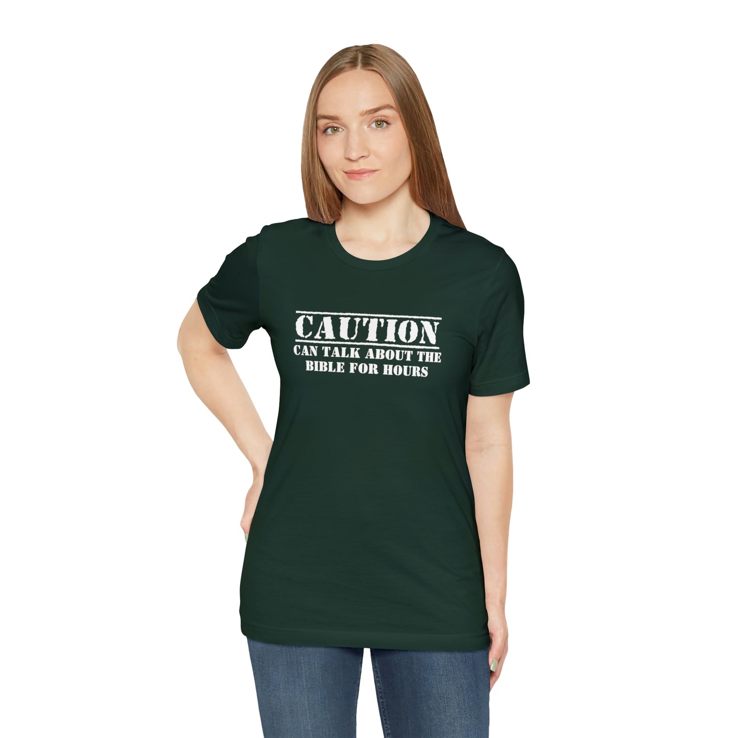 Caution Can Talk About the Bible for Hours Shirt