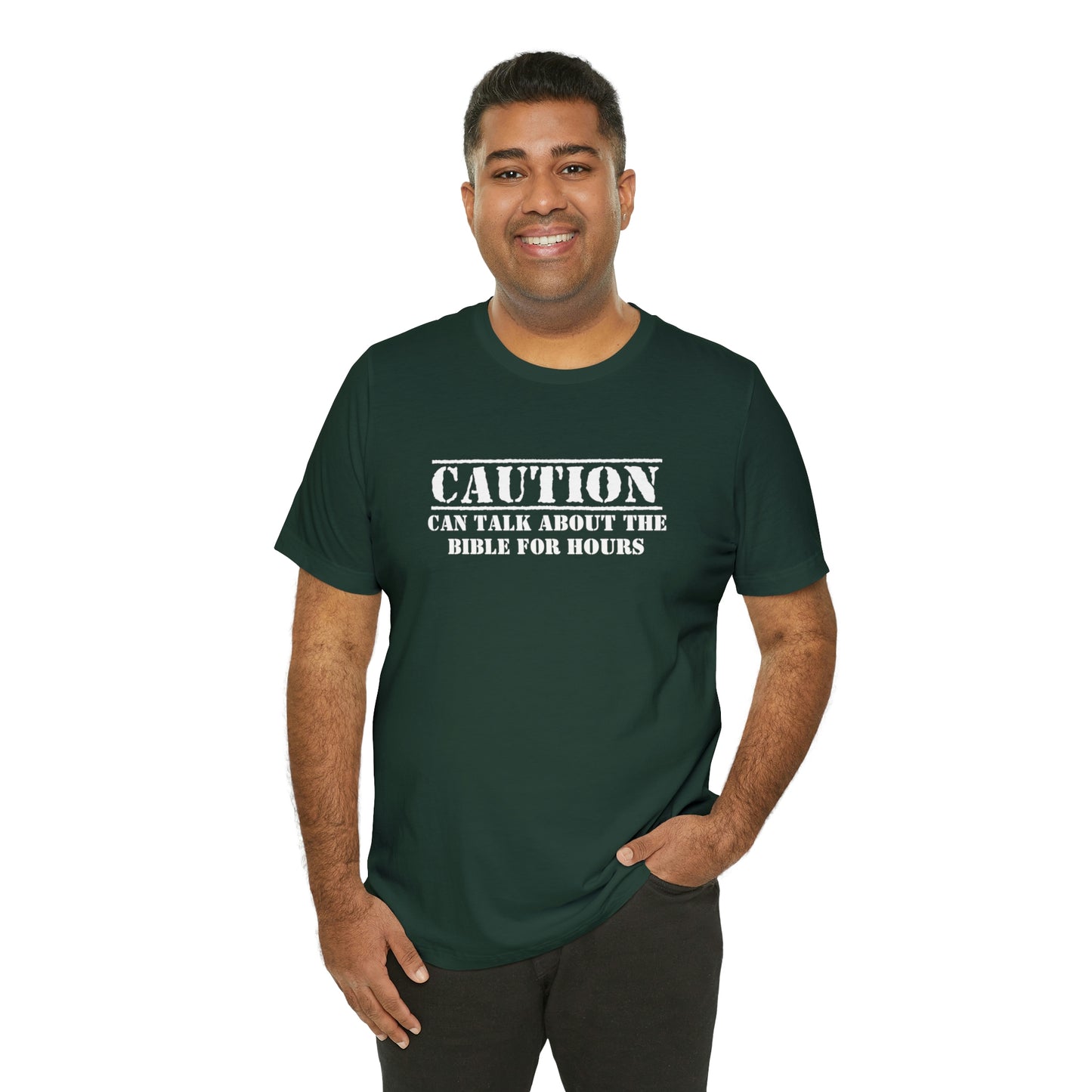 Caution Can Talk About the Bible for Hours Shirt