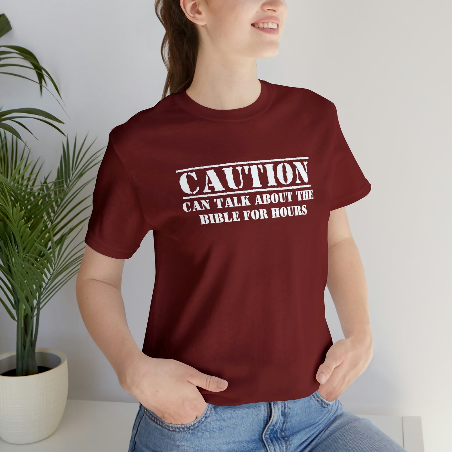 Caution Can Talk About the Bible for Hours Shirt