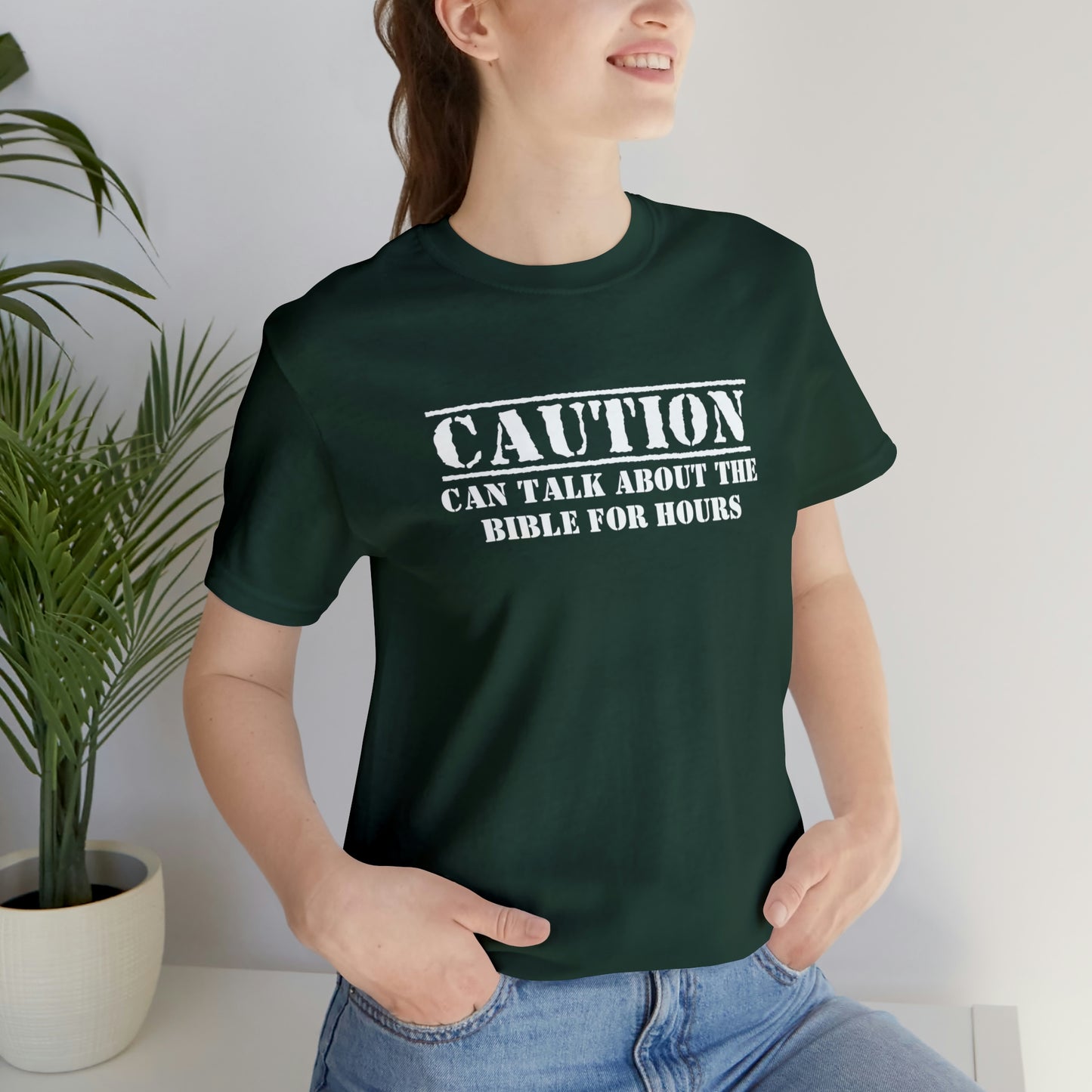 Caution Can Talk About the Bible for Hours Shirt